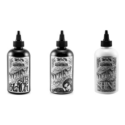 Nocturnal Black and White Inks