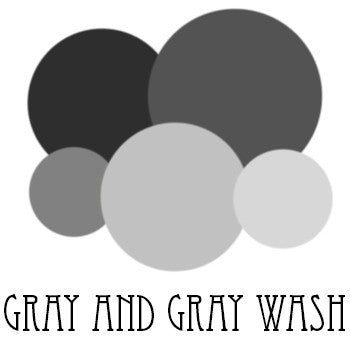 Gray and Gray Wash Tattoo Ink