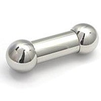 00g Internally Threaded Straight Steel Barbell
