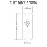 .018" Thick Blue Carbon Steel Back Spring