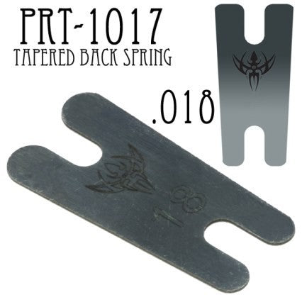 .018" Thick Tapered Blue Carbon Steel Back Spring