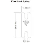 .020" Thick Blue Carbon Steel Back Spring