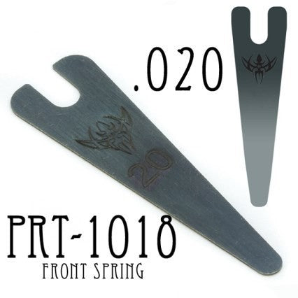 .020" Thick Blue Carbon Steel Front Spring