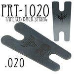 .020" Thick Tapered Blue Carbon Steel Back Spring