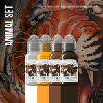 World Famous Tattoo Ink - Animal Mini Set - 4 Bottles