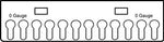 Acrylic Jewelry Display Racks for 18” Double Sided Body Jewelry Display