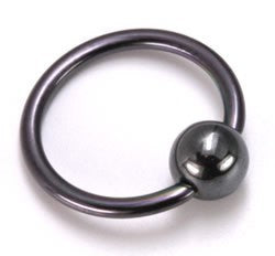10g BlackArt Titanium Captive Bead Rings