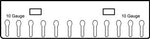 Acrylic Jewelry Display Racks for 18” Double Sided Body Jewelry Display