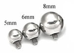 10g Internally Threaded Countersunk Steel Ball