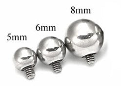 10g Internally Threaded Countersunk Steel Ball