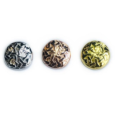 11mm 14g Threaded Ends - Gold Plated Sterling Silver - Celtic 28