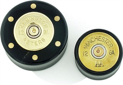 12 Gauge Shotgun Bullet Plugs in Black Water Buffalo Horn