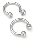 12g Internally Threaded Steel Circular Barbell