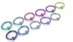 12g Titanium Captive Bead Ring