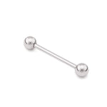 14g Straight Surgical Steel External Thread Barbell