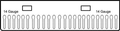 Acrylic Jewelry Display Racks for 18” Double Sided Body Jewelry Display