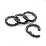 14g BlackArt PVD Titanium Segment Clicker