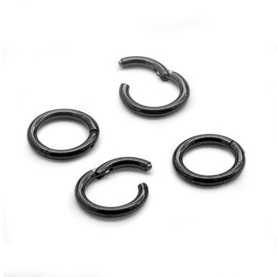 14g BlackArt PVD Titanium Segment Clicker