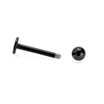 14g BlackArt Titanium Labret