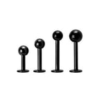 14g BlackArt Titanium Labret