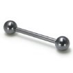 16g BlackArt Titanium Straight Barbell - External Threading