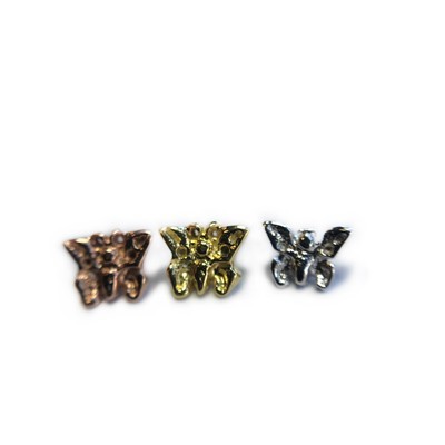 14g Butterfly Mini Threaded Ends in Sterling Silver - TESI7