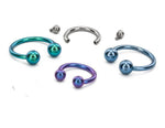 14g Internally Threaded Titanium Circular Barbell
