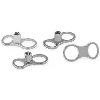 14g Kala Kaiwi Mega Dermal Titanium Anchor