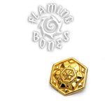 14g "Seven Days of Creation" Sacred Geometry Threaded Ends in Sterling Silver