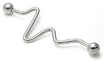 14g Shaped Steel Industrial Barbell