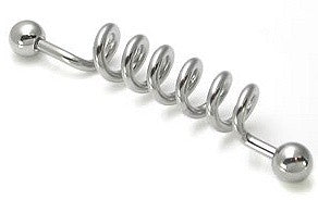 14g Shaped Steel Industrial Barbell