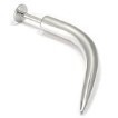14g Steel Labret with Long Curved Claw Spike