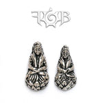 14g Sterling Silver Buddha Seated on Lotus Threaded End