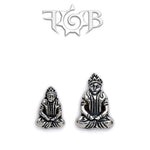 14g Sterling Silver Buddha Threaded End