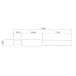 14g Threadless Taper for Internally Threaded Body Jewelry