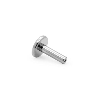 14g Threadless Titanium Labret - 5mm Flat Back - Post Only