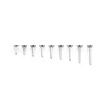 14g Threadless Titanium Labret - 5mm Flat Back - Post Only