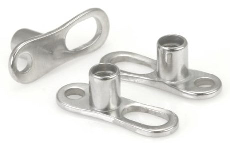14g Titanium Dermal Anchor with 2-Hole Base