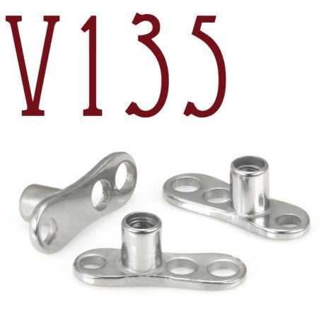 25 Titanium Anchors Plus Tops