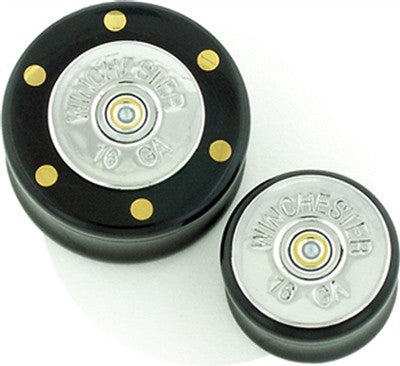 16 Gauge Shotgun Bullet Plugs in Black Water Buffalo Horn