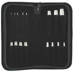16 Piece Steel Eyelet Taper Set 10g - 11/16"