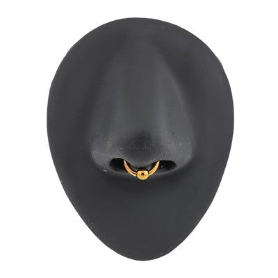 16g Hinged Titanium Captive Bead Clicker Ring