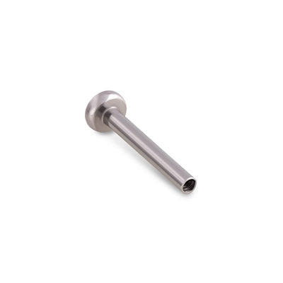 16g Internal Flat Back Disc Steel Labret Post - Version 2