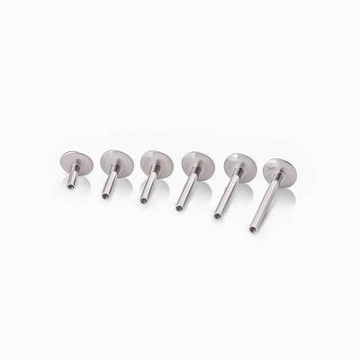 16g Internal UFO ROUNDED Disc Steel Labret Post - Version 1