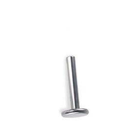 16g Internally Threaded Titanium Labret - Post Only - High Polish