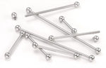 16g Internally Threaded Straight Steel Barbell