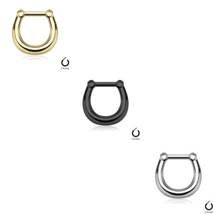 16g Septum Clicker - Plain Style