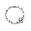 16g Steel Captive Bead Ring