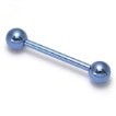 16g Titanium Straight Barbell - External Threading
