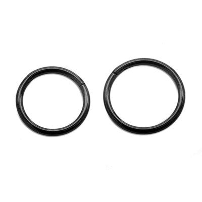 20g 5/16" BlackArt PVD Titanium Segment Clicker
